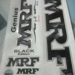 sportsworld MRF DIGITAL 3D Embossed Bat Sticker image 3