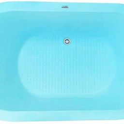 madonna Penguin 5.5 Feet Acrylic Oval-Shaped - Cyan Blue Alcove Bathtub-picture-33