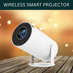 FRONY Protable Projector for Home 4K Support With Built-in Apps Netflix, YouTubeI433 (4500 lm / 1 Speaker / Wireless / Remote Controller) Portable Projector-picture-46