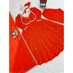 rasutakshvi Georgette Stitched Anarkali Gown image 3