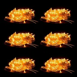 lexton 100 LEDs 15.01 m Yellow Steady String Rice Lights-picture-17