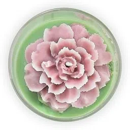 rajasvi decor llp Peony Scented Soy Wax Candle for Home Ideal for Living Room, Bathroom Candle image 3