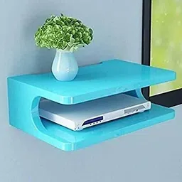 Wall T.V Set up Box Stand, Wifi Stand Wall Hanging Mounted Shelf MDF (Medium Density Fiber) Wall Shelf-image-38