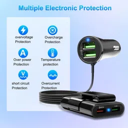 x88 pro 40.8 W Qualcomm 3.0 Turbo Car Charger image 3