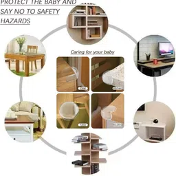 vixora 12pc Transparent Corners Edge Protector Baby Proofing for Safety Against Sharp image 4