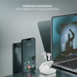 boAt Nirvana Ivy TWS Earbuds with Active Noise Cancellation (IPX5 Sweat Resistant, 360 Degree Spatial Audio, Gunmetal White) image 4