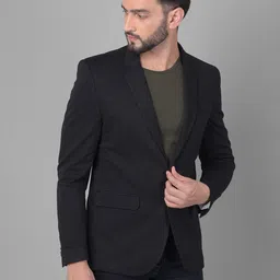 crimsoune club Men Solid Single Breasted Casual Blazer image 4