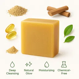 natvill Multani Mitti Luxury Handmade Organic Soap for Oily Skin 100% Natural image 4
