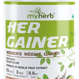 myherb Women’s Weight Gainer,Her Gainer,(Body Weight & Muscle Gain) With 16 Herbs Weight Gainers/Mass Gainers-picture-20
