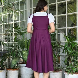 tanishqgarments Women Purple Dungaree image 2