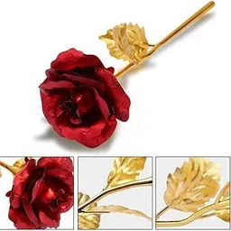 lovegift Artificial Red Rose with Gift Box | Romantic Love Rose for Valentine`s day Red Rose Artificial Flower image 3