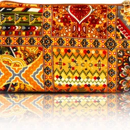 sneaz Women Orange Cosmetic Bag image 2