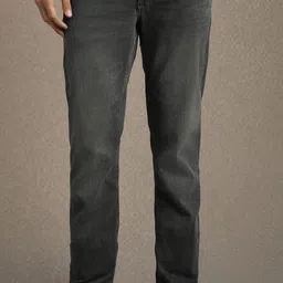 louis philippe Men Slim Mid Rise Grey Jeans-picture-15