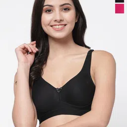 College Girl Women Pack of 2 Full Coverage Lightly Padded Minimizer Bra image 1