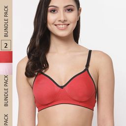 Docare Pack Of 2 All Day Comfort Cotton  T-shirt Bra-picture-23