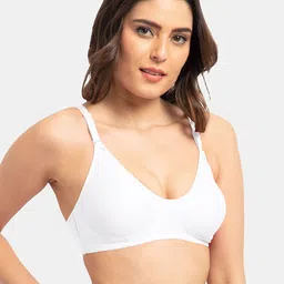 Tweens Set Of 2 Black & White Solid T-Shirt Bras - Wireless Non-Padded image 4