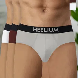 HEELIUM Men Pack Of 3 Bamboo Super Soft & Odour Free Comfort Fit Brief-picture-17