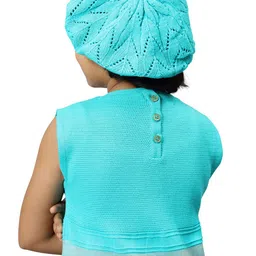 Bharatasya Girls Self Design Beanie image 3