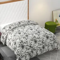 Bromwick Black & White Printed Single Size DuvetCover-image-18