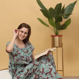 Sweet Dreams Printed Maxi Nightdress-image-28