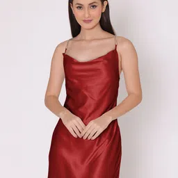 Dressberry Satin Sheath Mini Dress-image-55