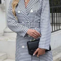 StyleCast Checked Blazer Dresses image 2