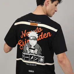 Free Authority Naruto Printed Loose Fit Pure Cotton T-Shirt-picture-44