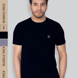 LUX NITRO Pack Of 2 Round Neck Lounge T-shirts-picture-33