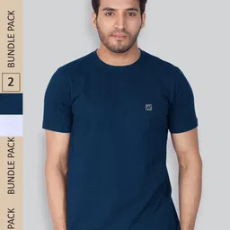 LUX NITRO Pack Of 2 Round Neck Lounge T-Shirts image 1