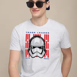 Free Authority Men Star Wars Printed Cotton T-shirt image 5