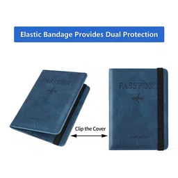 HOUSE OF QUIRK Solid RFID Passport Holder image 5