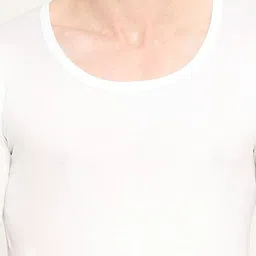 vip Men's Solid Regular Fit Vest (VP-MI-VS-CLSRS-10P-PO2-85_White-Pack of 2 image 5