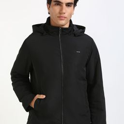Calvin Klein Jeans Men Hooded Solid Casual Padded Jacket-picture-49