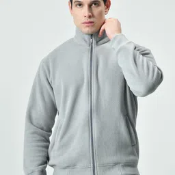 BAESD Men Mock Collar Solid Woollen Casual Lightweight Bomber Jacket-picture-41