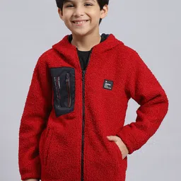 Monte Carlo Boys Hooded Lightweight Cotton Open Front Jacket-picture-54