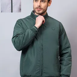 Cantabil Men Reversible Open Front Jacket-image-3