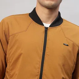 AR-FIT Men Colourblocked Polyester Water Resistant Open Front Jacket image 3