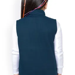 BAESD Girls Pack of 3 Fleece Lightweight Crop Open Front Jacket image 4