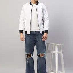 AR-FIT Men Colourblocked Polyester Water Resistant Open Front Jacket image 2