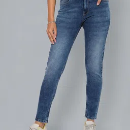 Flying Machine Women Veronica Skinny Fit Light Fade Stretchable Cotton Jeans-picture-15