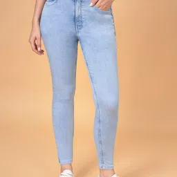 SF JEANS by Pantaloons Women Skinny Mid-Rise Fit Cotton Jeans-picture-13