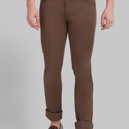 Parx Men Brown Skinny Fit Jeans-picture-12