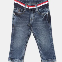 U.S. Polo Assn. Kids Boys Slim Fit Heavy Fade Cotton Jeans-picture-35