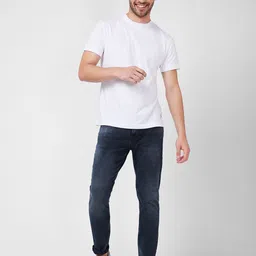 SPYKAR Men Mid Rise Slim Fit Light Fade Jeans image 4