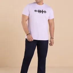 big hello - the plus life BIG HELLO Men Straight Fit Low-Rise Clean Look Cotton Jeans image 3