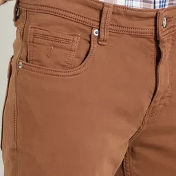 Indian Terrain Men Brooklyn Slim Fit Mid-Rise Clean Look Stretchable Jeans image 5