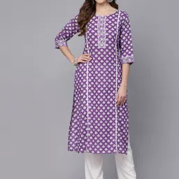 Stylum Ethnic Motifs Printed Straight Kurta-picture-38