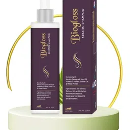 generic BIOGLOSS Shampoo |Keratin & Wheat Protein Enriched |For Hair Loss & Thinning of hair | Paraben & Sulfate Free | image 1
