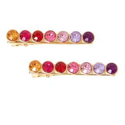Accessorize Girls Set of 2 Beaded Alligator Hair Clip-picture-40