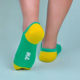 TalkingSox Unisex Pack Of 3 Colourblocked Shoe Liner Socks image 4